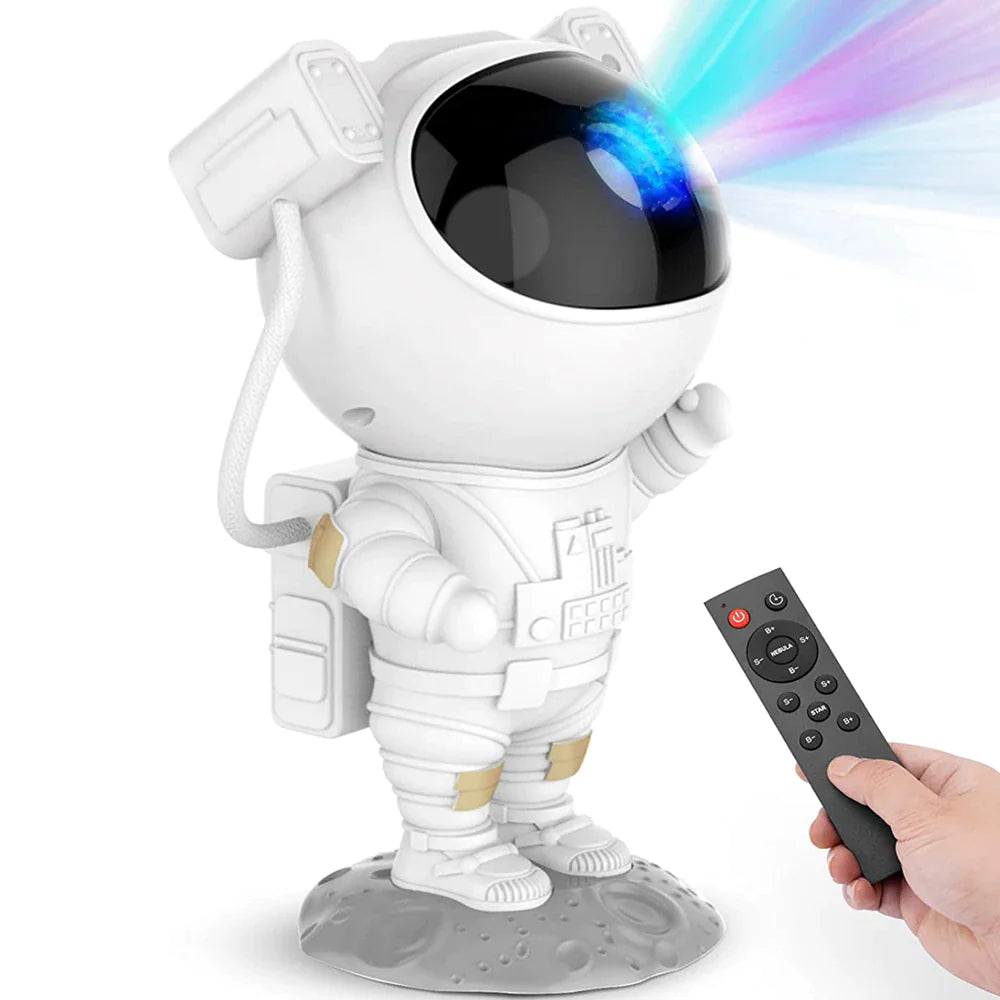 Astronaut Galaxy Projector Lamp – 360° Starry Sky Light with Remote