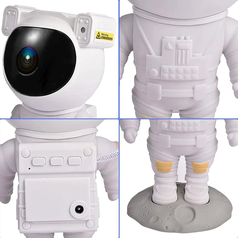 Astronaut Galaxy Projector Lamp – 360° Starry Sky Light with Remote